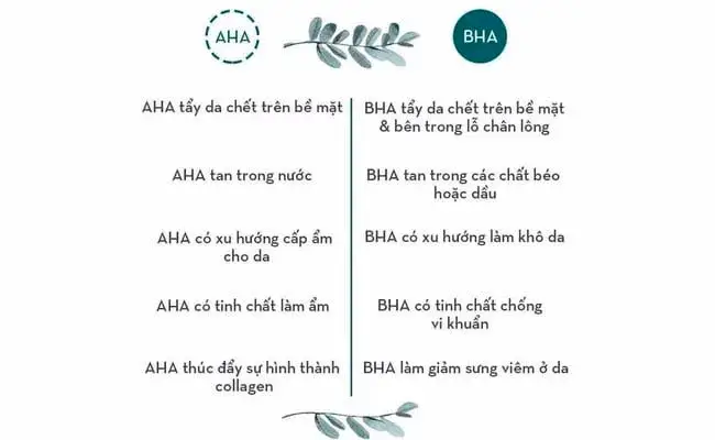 Cơ chế hoạt động của AHA, BHA